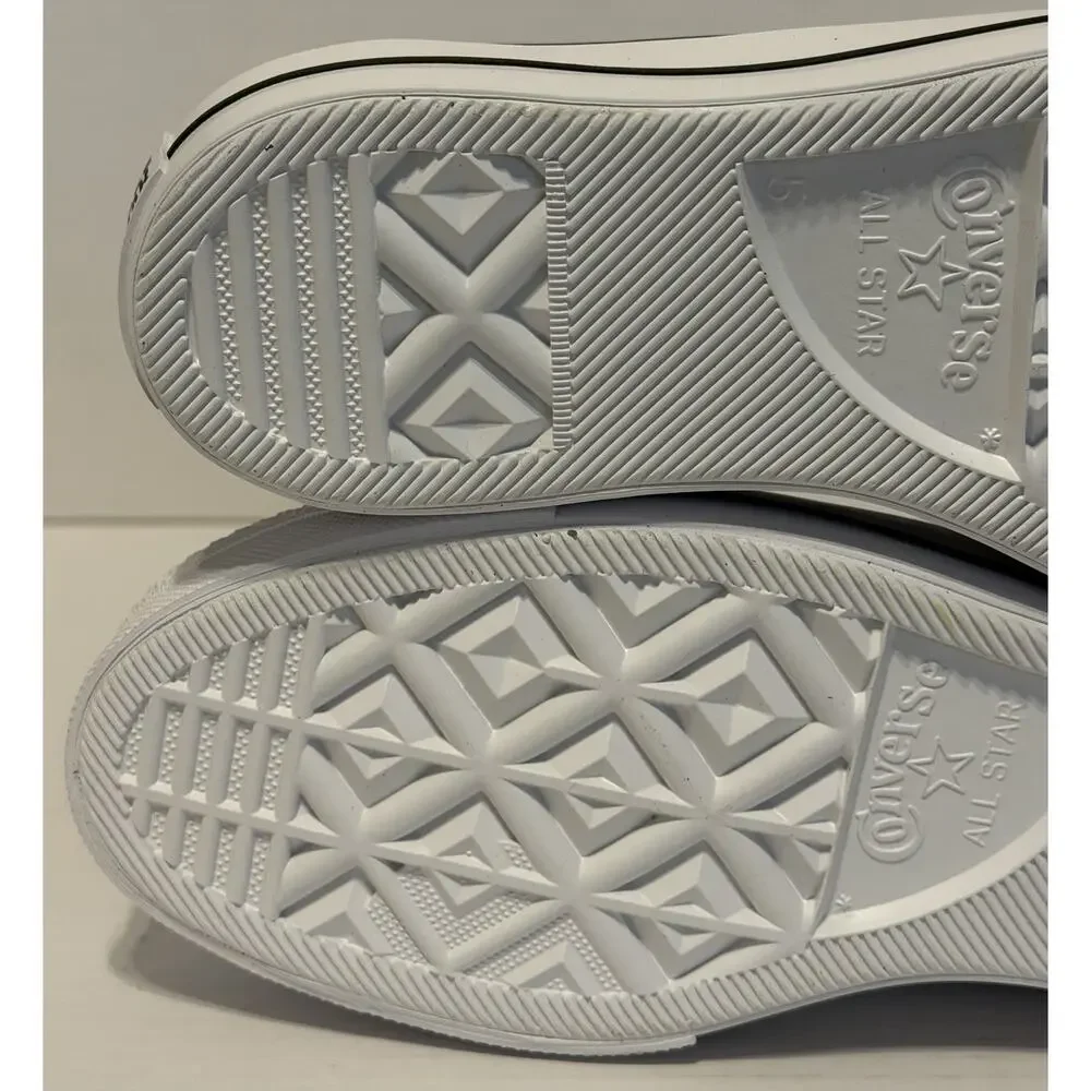 NEW in Box Converse CTAS Lift OX Leather Low Women Size 7 Black White 561681C